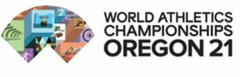 WORLD ATHLETICS CHAMPIONSHIPS OREGON 21 1859 Logo (USPTO, 20.03.2020)