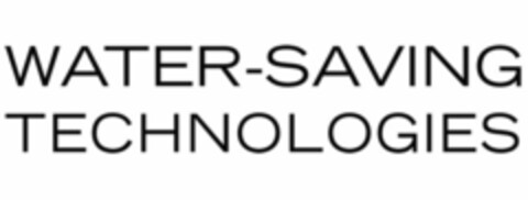 WATER-SAVING TECHNOLOGIES Logo (USPTO, 10/07/2009)