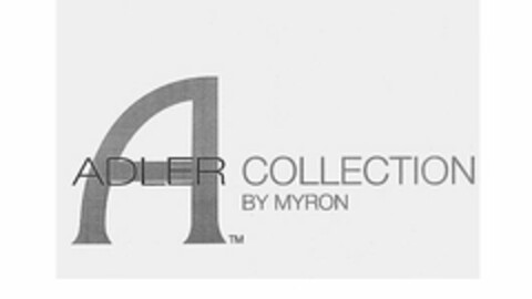 A ADLER COLLECTION BY MYRON Logo (USPTO, 31.03.2010)