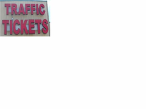 TRAFFIC TICKETS Logo (USPTO, 12.09.2011)