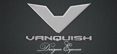 VANQUISH DESIGNER EYEWEAR Logo (USPTO, 30.09.2011)