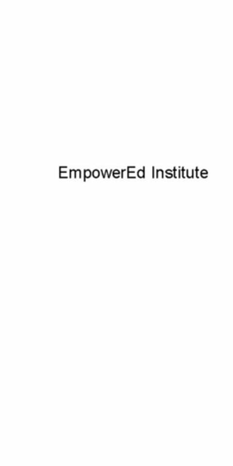 EMPOWERED INSTITUTE Logo (USPTO, 04.10.2011)