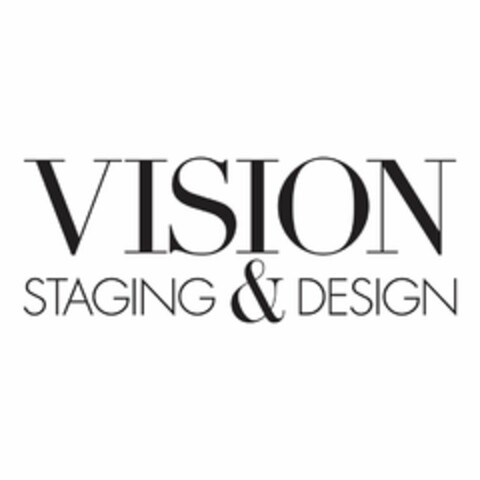 VISION STAGING & DESIGN Logo (USPTO, 29.11.2011)