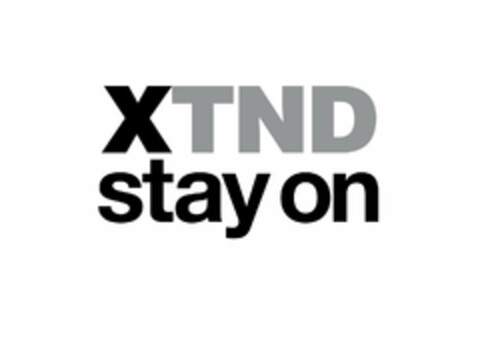 XTND STAY ON Logo (USPTO, 02/16/2012)