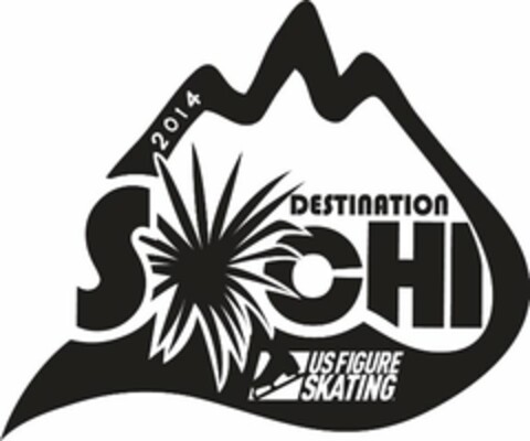 2014 DESTINATION SOCHI US FIGURE SKATING Logo (USPTO, 09.07.2012)