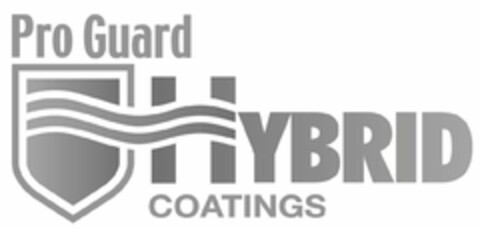 PRO GUARD HYBRID COATINGS Logo (USPTO, 08/30/2013)