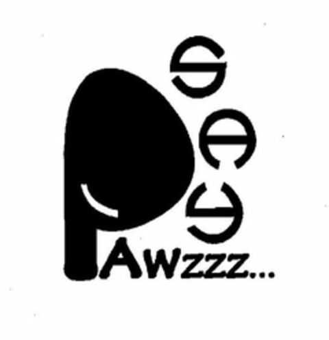 SAY PAWZZZ... Logo (USPTO, 14.07.2014)