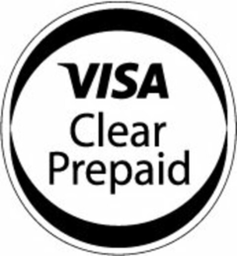 VISA CLEAR PREPAID Logo (USPTO, 10/22/2014)