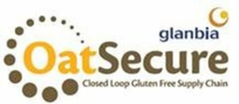 OAT SECURE CLOSED LOOP GLUTEN FREE SUPPLY CHAIN GLANBIA Logo (USPTO, 23.10.2014)