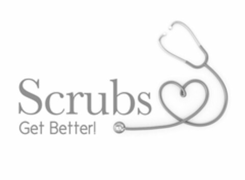 SCRUBS GET BETTER! Logo (USPTO, 12/01/2014)