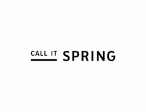 CALL IT SPRING Logo (USPTO, 10.08.2015)