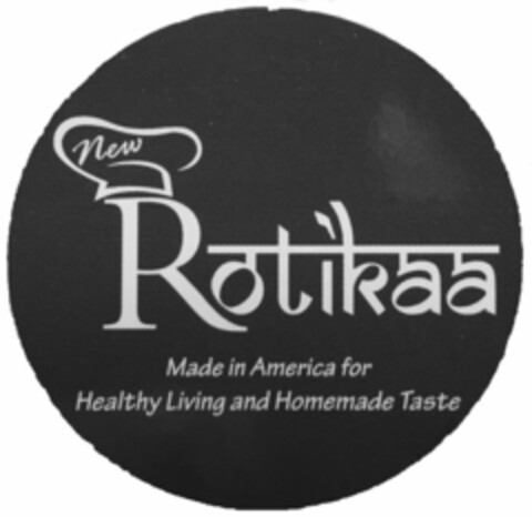 NEW ROTIKAA MADE IN AMERICA FOR HEALTHY LIVING AND HOMEMADE TASTE Logo (USPTO, 11/30/2015)