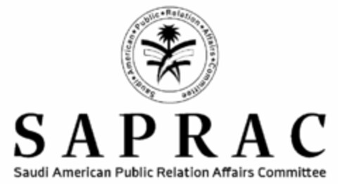 SAUDI AMERICAN PUBLIC RELATION AFFAIRS COMMITTEE SAPRAC SAUDI AMERICAN PUBLIC RELATION AFFAIRS COMMITTEE Logo (USPTO, 22.02.2016)