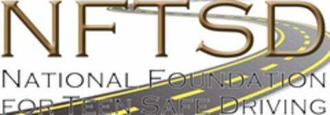 NFTSD NATIONAL FOUNDATON FOR TEEN SAFE DRIVING Logo (USPTO, 01.07.2016)