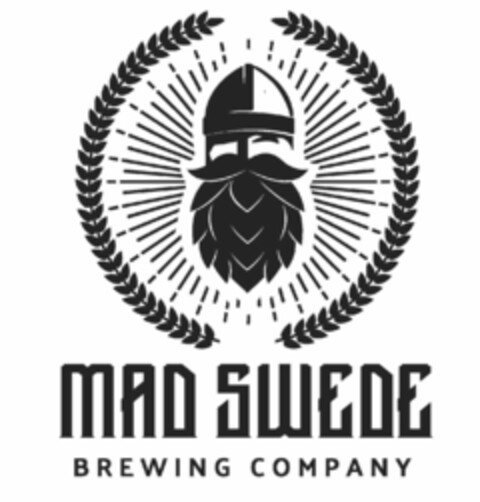 MAD SWEDE BREWING COMPANY Logo (USPTO, 27.03.2017)