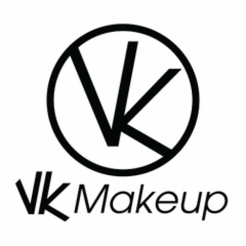 VK MAKEUP Logo (USPTO, 10/26/2017)