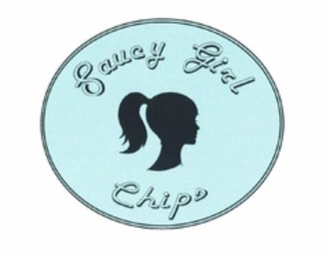 SAUCY GIRL CHIPS Logo (USPTO, 16.11.2017)