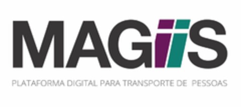 MAGIIS PLATAFORMA DIGITAL PARA TRANSPORTE DE PESSOAS Logo (USPTO, 11.10.2018)