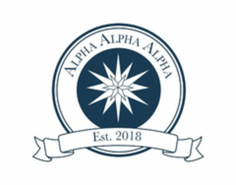 ALPHA ALPHA ALPHA EST. 2018 Logo (USPTO, 17.12.2018)