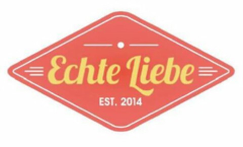 ECHTE LIEBE EST. 2014 Logo (USPTO, 04.03.2019)