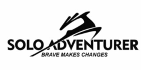 SOLO ADVENTURER BRAVE MAKES CHANGES Logo (USPTO, 01.04.2019)