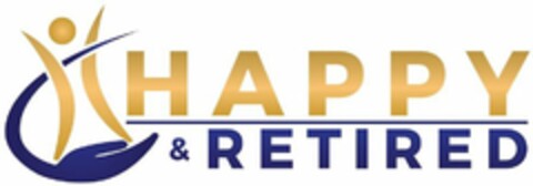 HAPPY & RETIRED Logo (USPTO, 23.08.2019)