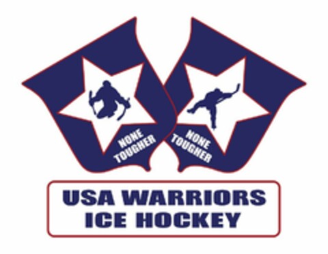 USA WARRIORS ICE HOCKEY NONE TOUGHER Logo (USPTO, 17.08.2020)