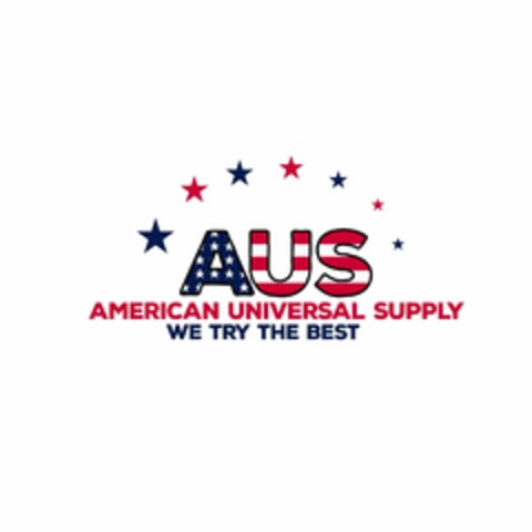 AUS AMERICAN UNIVERSAL SUPPLY WE TRY THE BEST Logo (USPTO, 10.09.2020)