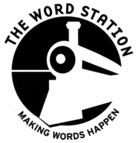 THE WORD STATION MAKING WORDS HAPPEN Logo (USPTO, 10/01/2009)