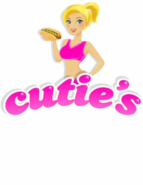 CUTIE'S Logo (USPTO, 29.07.2010)