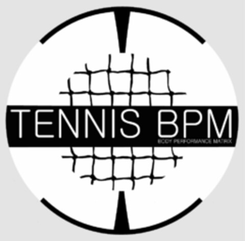 TENNIS BPM BODY PERFORMANCE MATRIX Logo (USPTO, 08/01/2011)