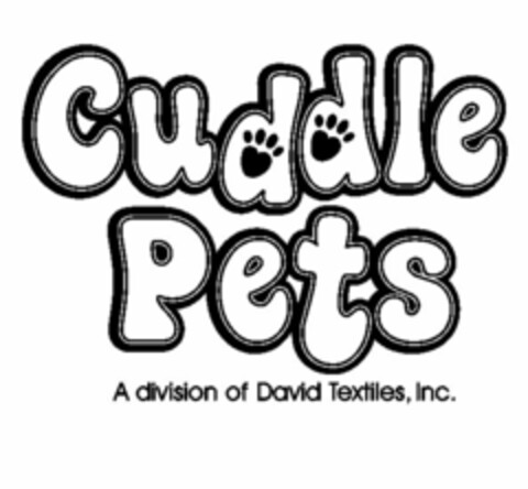 CUDDLE PETS A DIVISION OF DAVID TEXTILES, INC. Logo (USPTO, 07.10.2011)