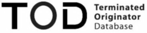 TOD TERMINATED ORIGINATOR DATABASE Logo (USPTO, 09.11.2011)