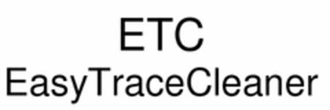 ETC EASYTRACECLEANER Logo (USPTO, 07/12/2012)