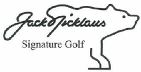 JACK NICKLAUS SIGNATURE GOLF Logo (USPTO, 17.09.2012)