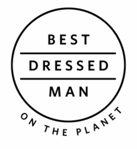BEST DRESSED MAN ON THE PLANET Logo (USPTO, 25.07.2013)