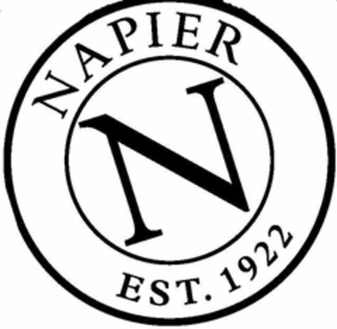 NAPIER N EST. 1922 Logo (USPTO, 20.10.2014)