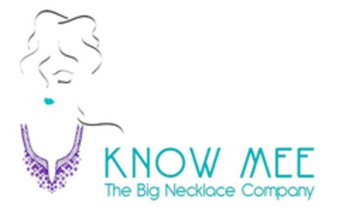 KNOW MEE THE BIG NECKLACE COMPANY Logo (USPTO, 26.07.2015)