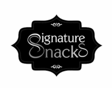 SIGNATURE SNACKS Logo (USPTO, 01.09.2015)