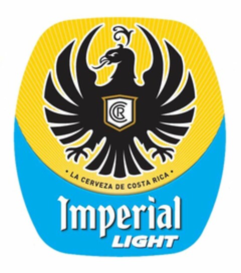 CCR LA CERVEZA DE COSTA RICA IMPERIAL LIGHT Logo (USPTO, 01/28/2016)