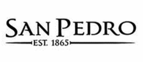 SAN PEDRO EST. 1865 Logo (USPTO, 03.02.2016)
