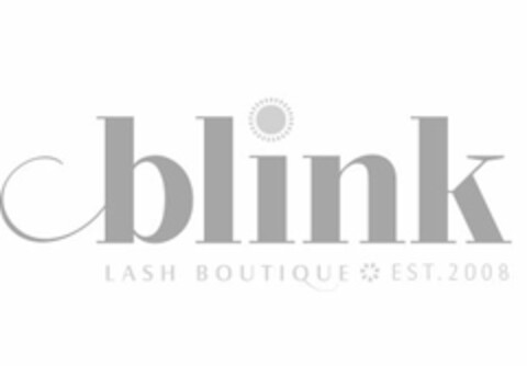 BLINK LASH BOUTIQUE EST. 2008 Logo (USPTO, 18.07.2016)