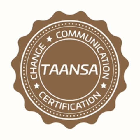 TAANSA CHANGE COMMUNICATION CERTIFICATION Logo (USPTO, 09/26/2016)