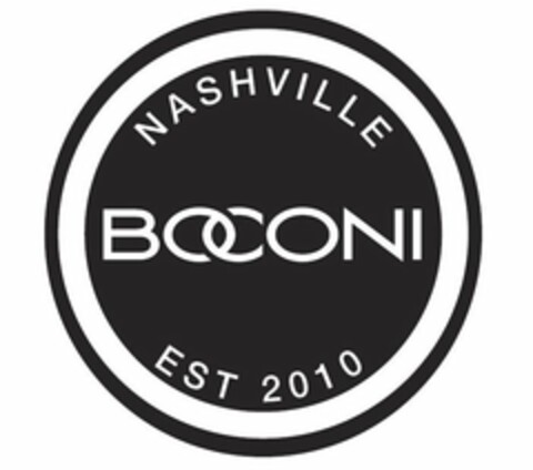NASHVILLE BOCONI EST 2010 Logo (USPTO, 24.05.2018)