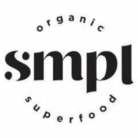 ORGANIC SMPL SUPERFOOD Logo (USPTO, 04.06.2018)