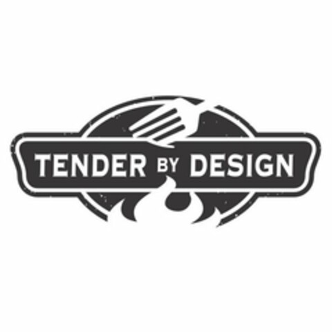 TENDER BY DESIGN Logo (USPTO, 20.06.2018)