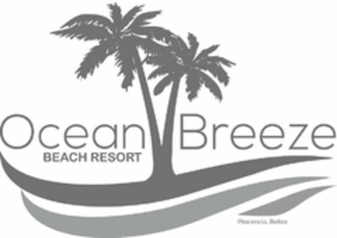 OCEAN BREEZE BEACH RESORT PLACENCI, BELIZE Logo (USPTO, 07/05/2018)