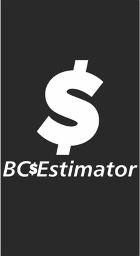 $ BC$ESTIMATOR Logo (USPTO, 28.05.2019)