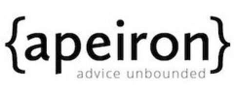 APEIRON ADVICE UNBOUNDED Logo (USPTO, 27.08.2020)