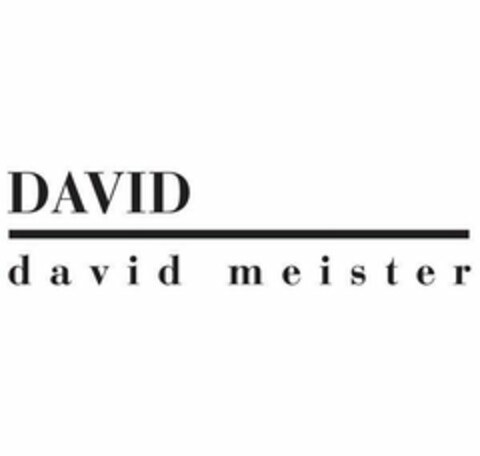 DAVID DAVID MEISTER Logo (USPTO, 09/06/2020)